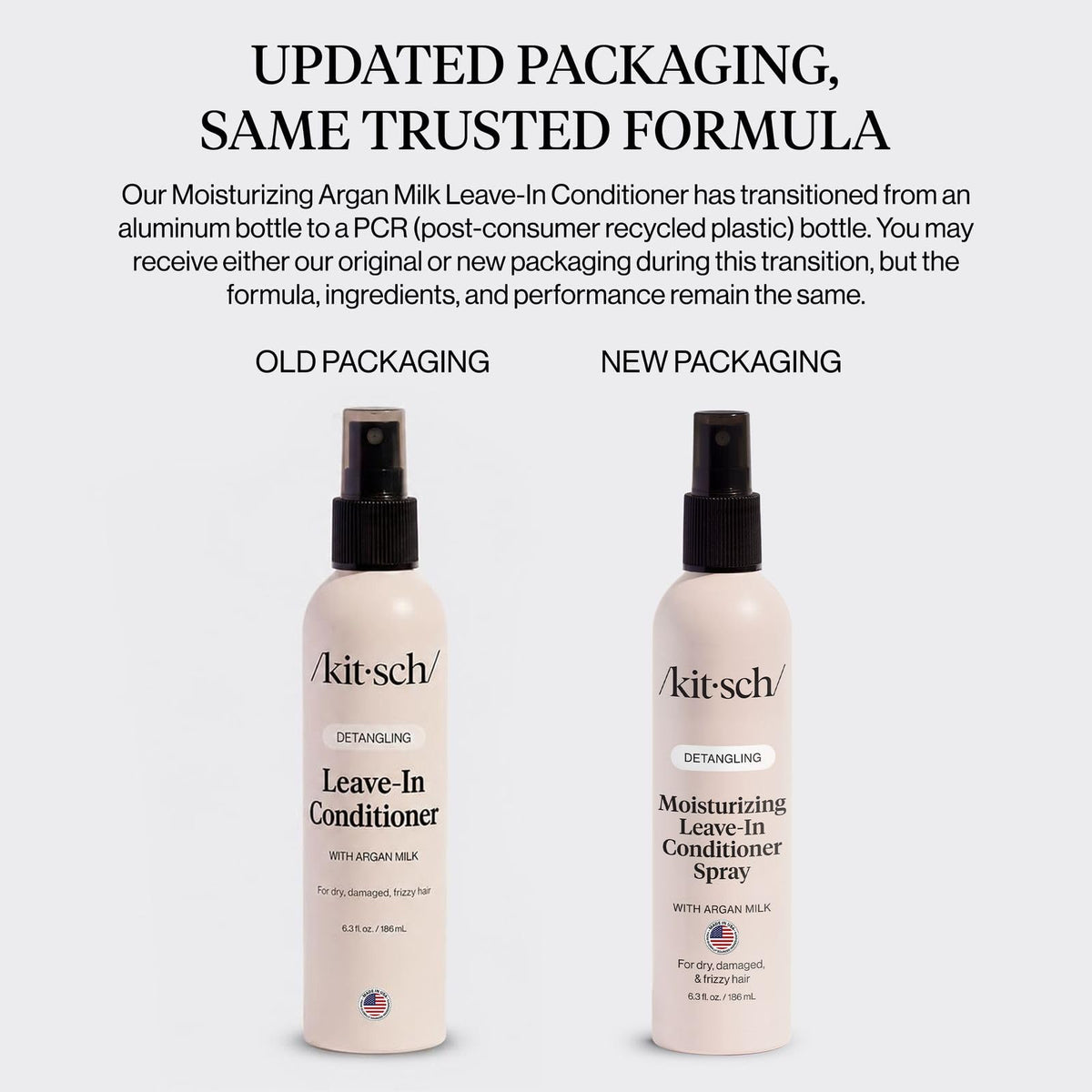 Kitsch argan milk texture droplet highlighting lightweight formula and quick absorption