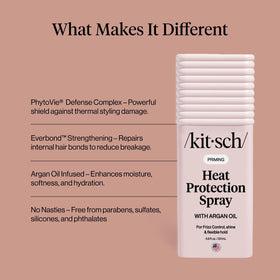 Kitsch argan oil droplet close detail highlighting nourishing shine and softness