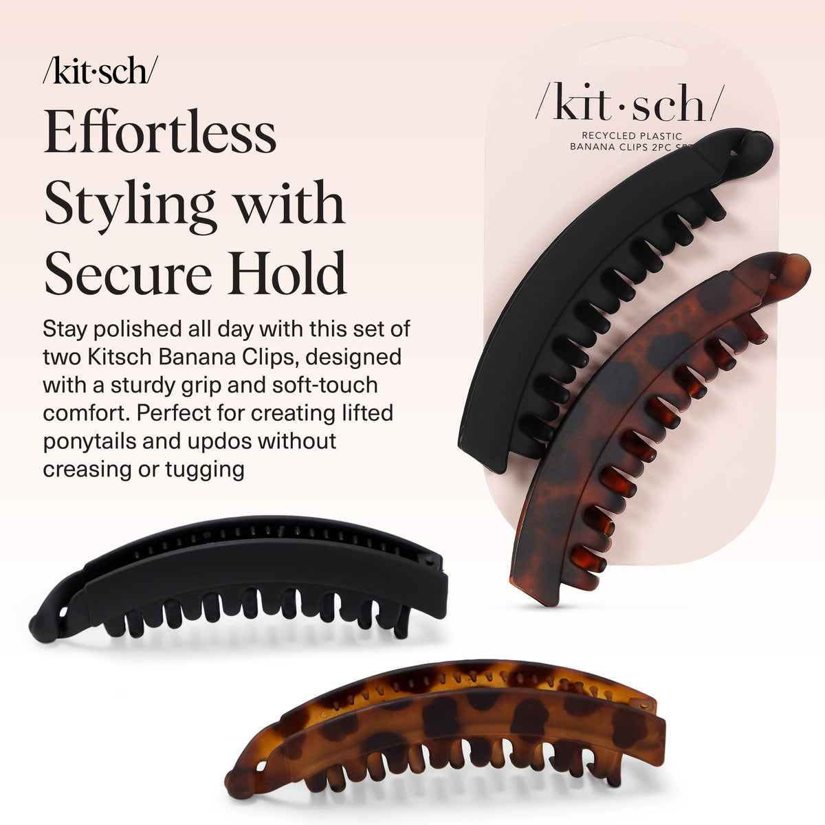 Kitsch close-up of clip teeth and metal spring for secure grip