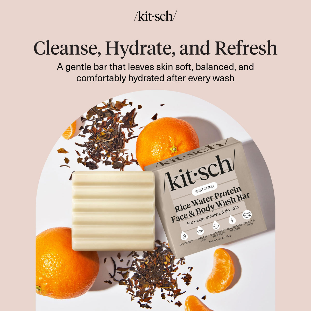 Kitsch bar in hand for size and travel convenience benefit