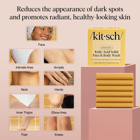 Kitsch bar held in hands demonstrating easy face and body use