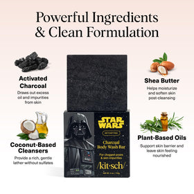 Kitsch bar producing rich lather to demonstrate gentle cleansing without over-drying