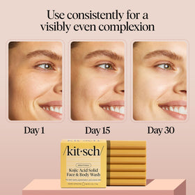 Kitsch bar on draining soap dish preventing sogginess and lasting longer