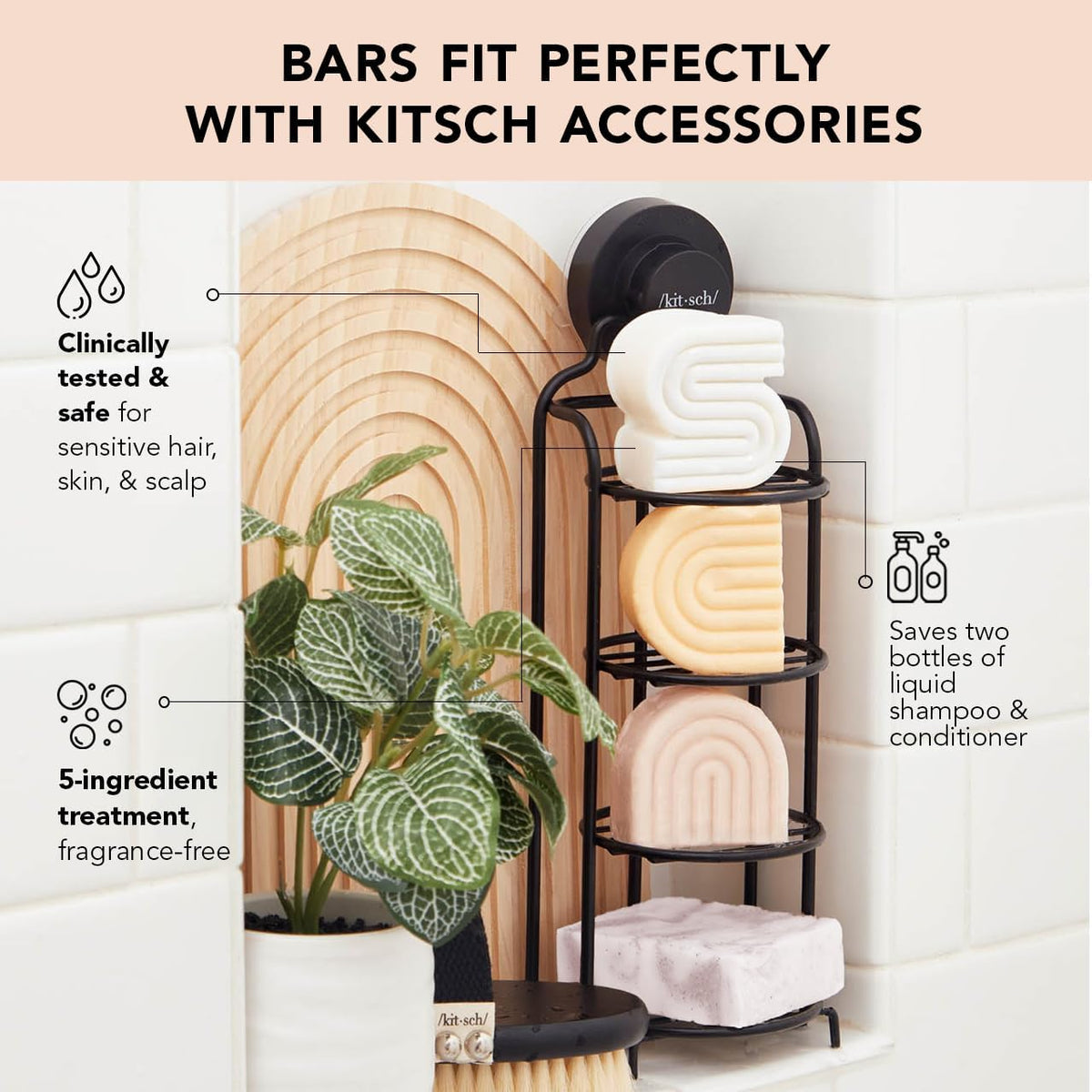 Kitsch closeup of bar texture highlighting gentle plant‑based formula