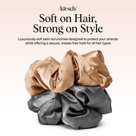 Kitsch scrunchie on bedside showing overnight hair protection benefit