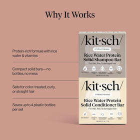 Kitsch bars replacing plastic bottles highlighting zero-waste benefit