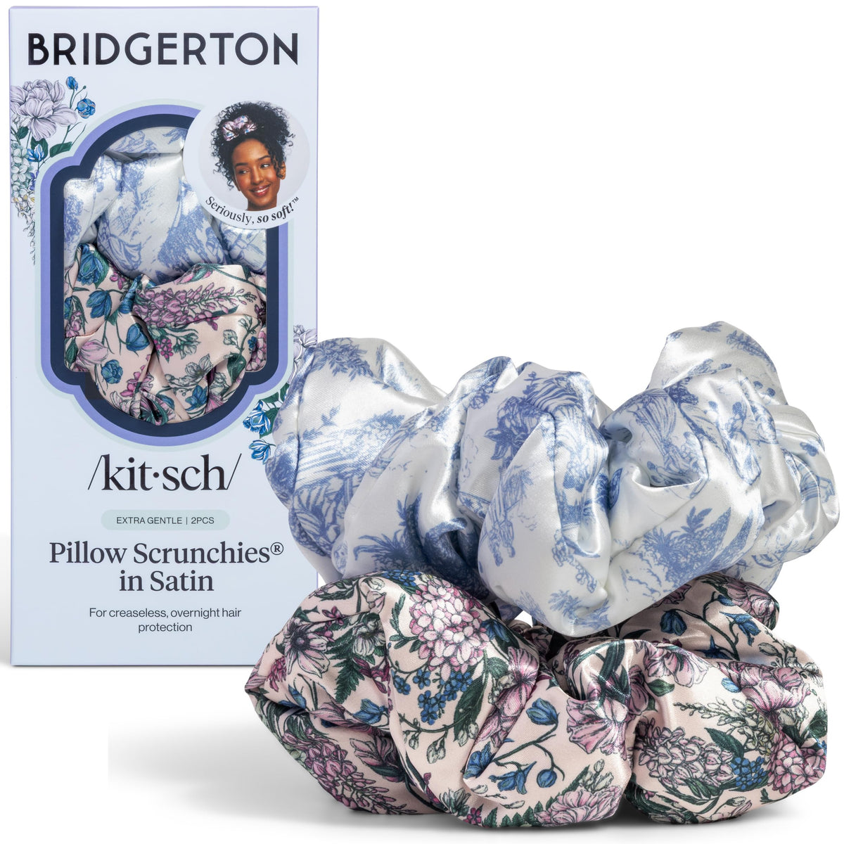 Kitsch Bridgerton front packaging showing Toile De Blue, elegant gift-ready look