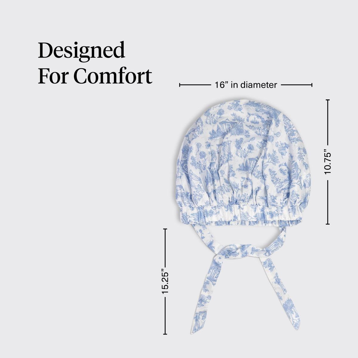 Kitsch interior lining shot revealing double-layer satin for moisture retention benefit