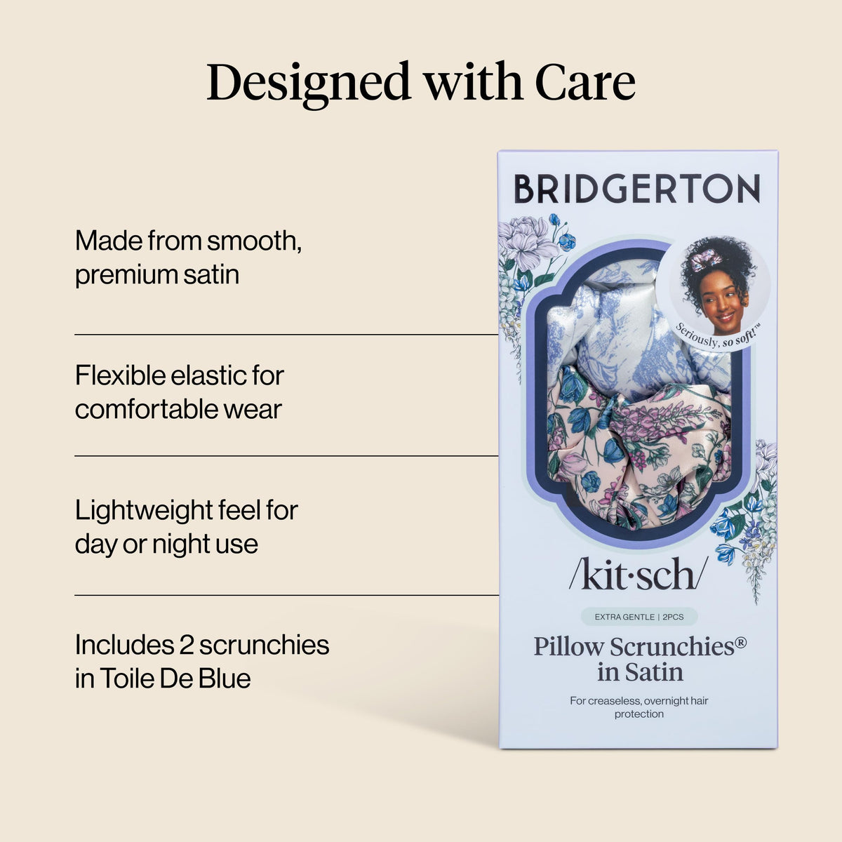 Kitsch Bridgerton worn on wrist as accessory for convenient styling