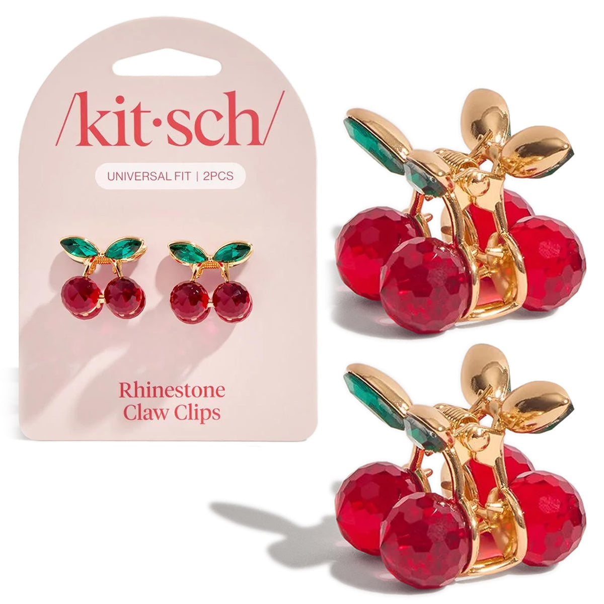 Kitsch cherry front packaging showing clips and branding for gifting