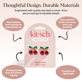Kitsch cherry held in hand showing compact size and portability
