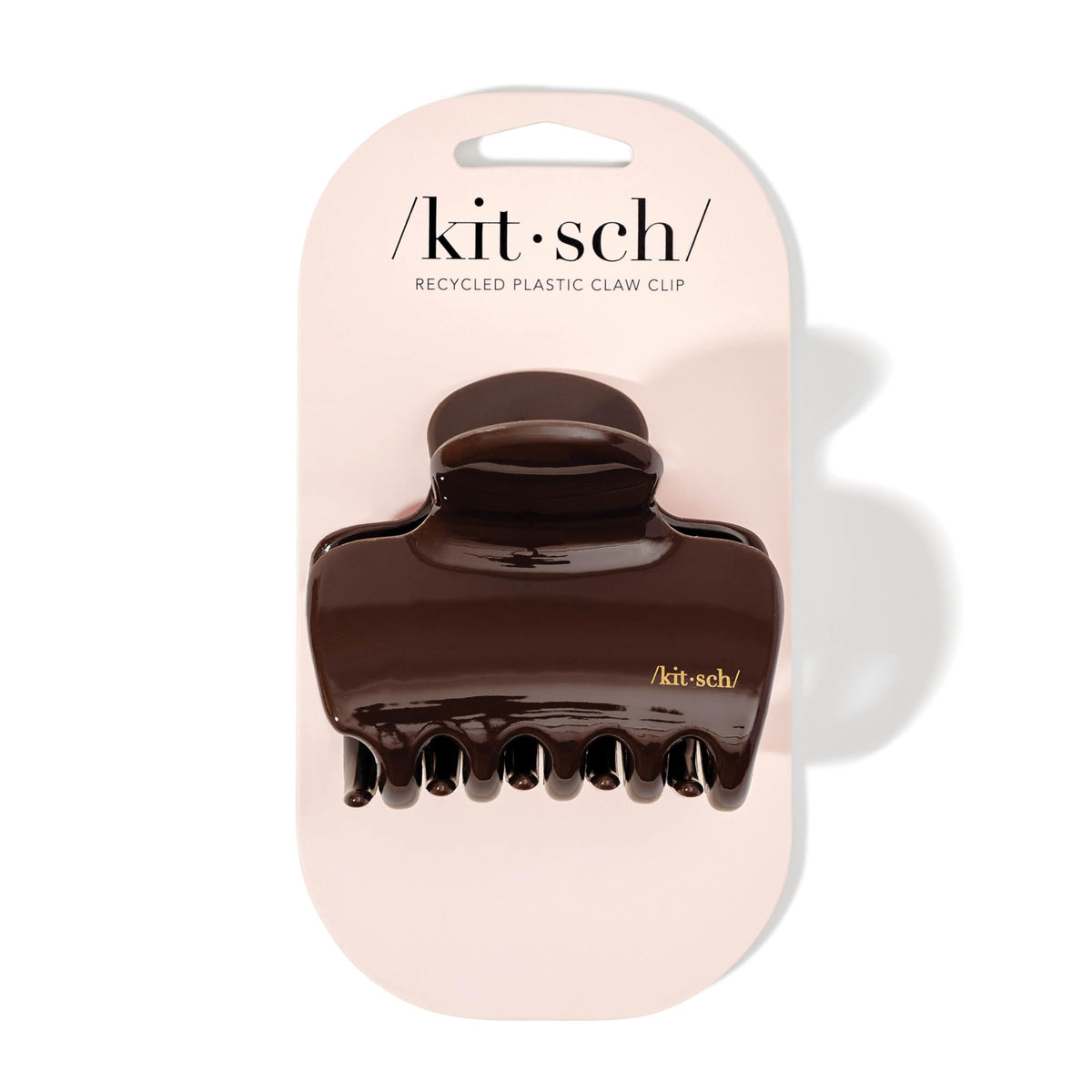 Kitsch chocolate clip close-up of arch shape for even hair distribution