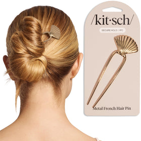 Kitsch clam shell front view showing elegant design and secure hold