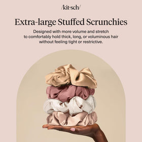 kitsch close-up satin texture highlighting smooth fabric and hair protection