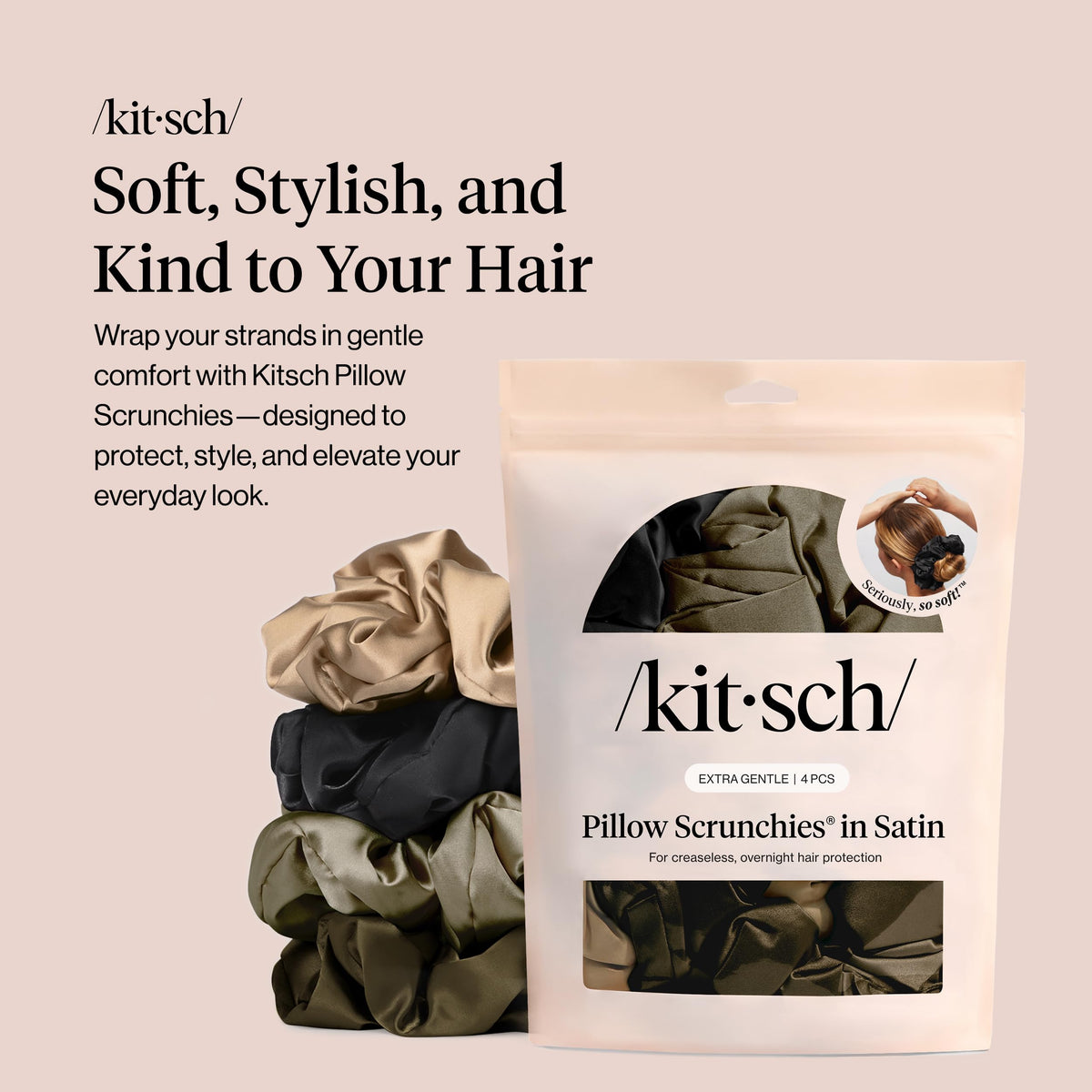 Kitsch close-up of satin texture highlighting soft fabric that reduces friction