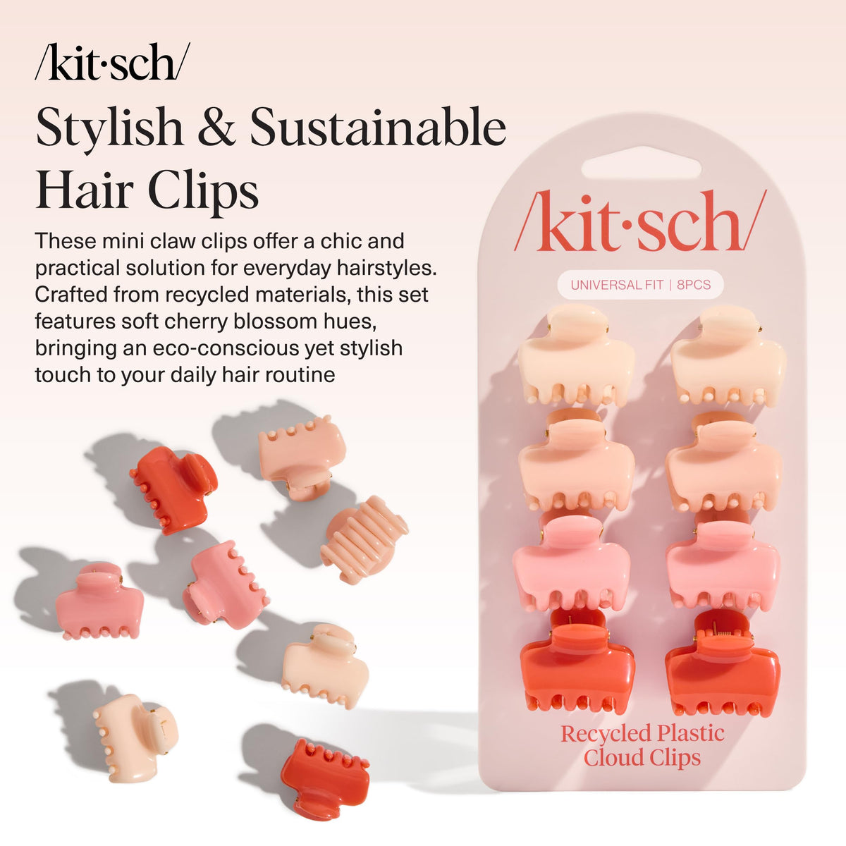 Kitsch close-up of clip teeth, highlighting gentle grip and no-pull hold