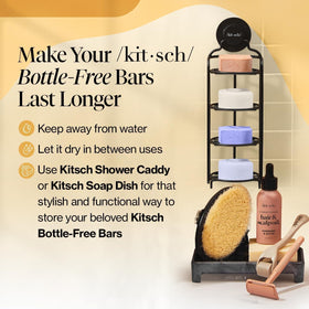 Kitsch ingredients flatlay with coconut and shea showing natural sources and nourishing benefit