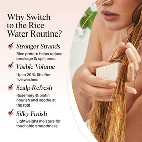 Kitsch conditioner bar texture close-up showing smoothing, anti-frizz finish