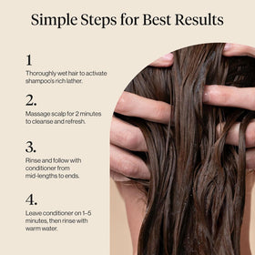 Kitsch conditioner on shower shelf lifestyle shot suggesting daily routine use