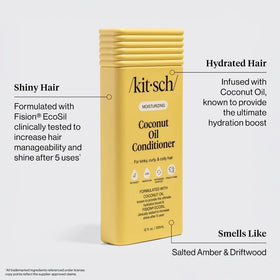 Kitsch creamy conditioner texture close-up showing smooth moisturizing consistency