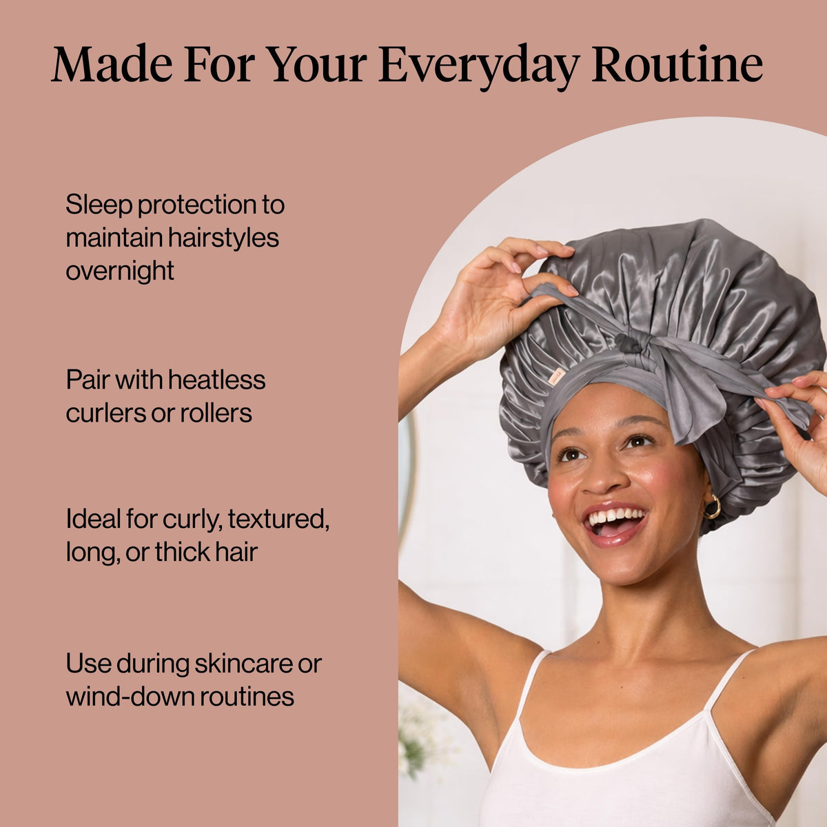 Kitsch bonnet open showing double-layer construction for added cushion