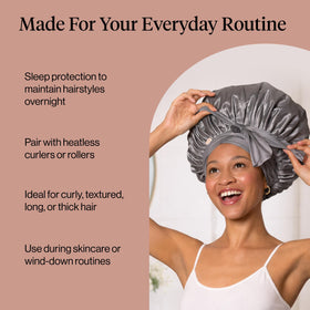 Kitsch bonnet open showing double-layer construction for added cushion