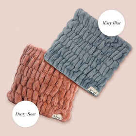 Kitsch dusty rose packaging flat lay displays brand-ready gift presentation