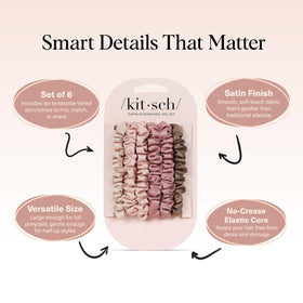Kitsch close-up of satin fabric texture, highlights soft surface and low-friction benefit