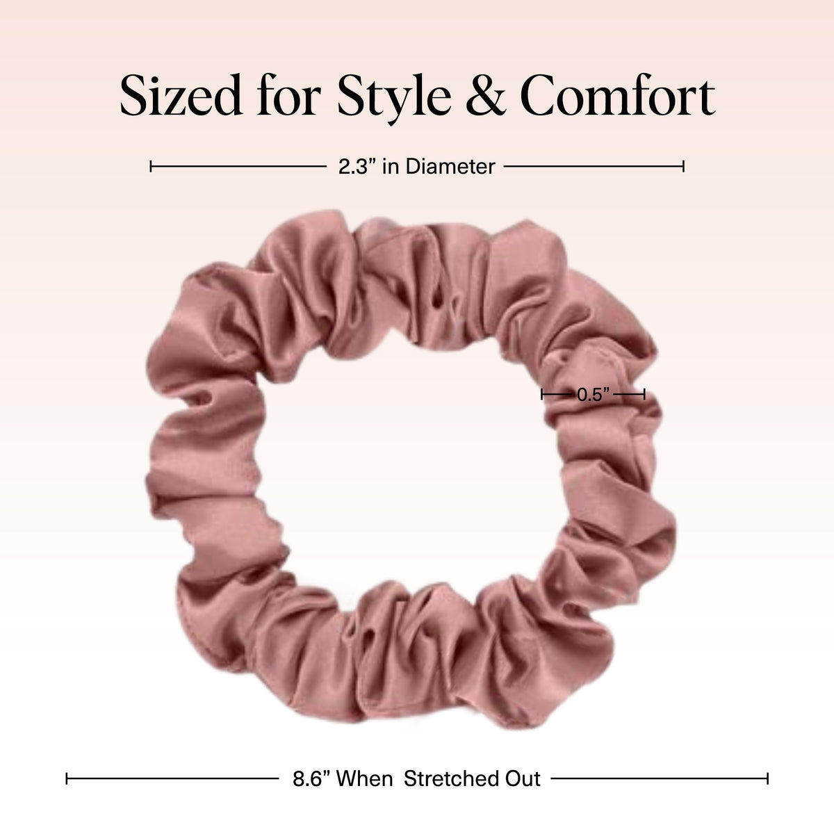 Kitsch flat-lay of all six scrunchies, displays cohesive set and color coordination