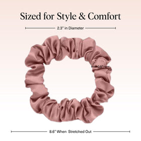 Kitsch flat-lay of all six scrunchies, displays cohesive set and color coordination
