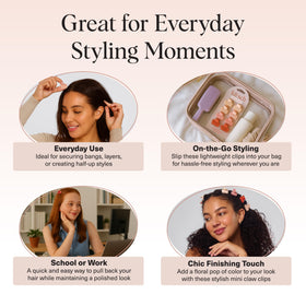 Kitsch flatlay of all eight pieces, mix-and-match styling options visible