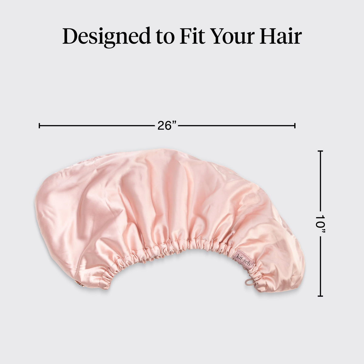 Kitsch folded towel in travel bag shows lightweight, packable convenience