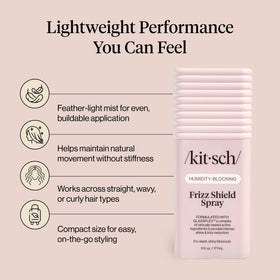 Kitsch product detail with argan oil ingredient promoting shine and hydration