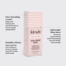 Kitsch fine mist spray showing lightweight application and even coverage benefit