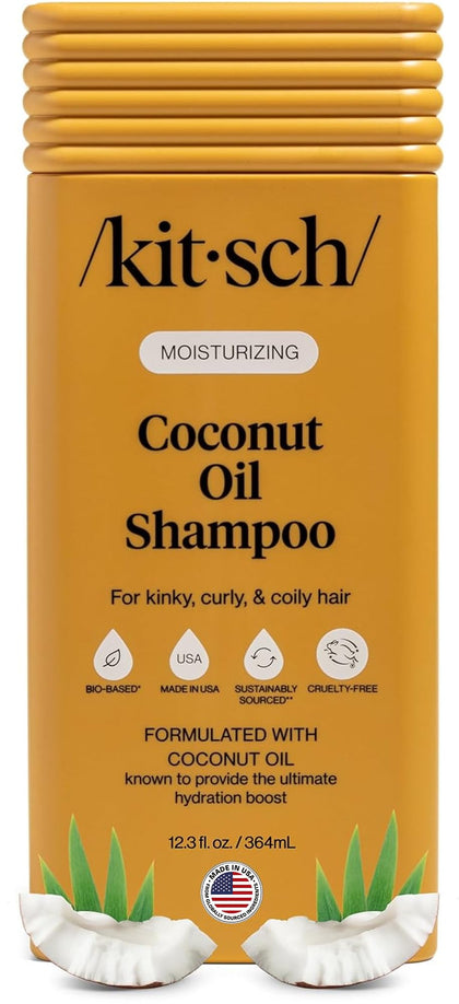 Kitsch front bottle showing product and coconut benefits