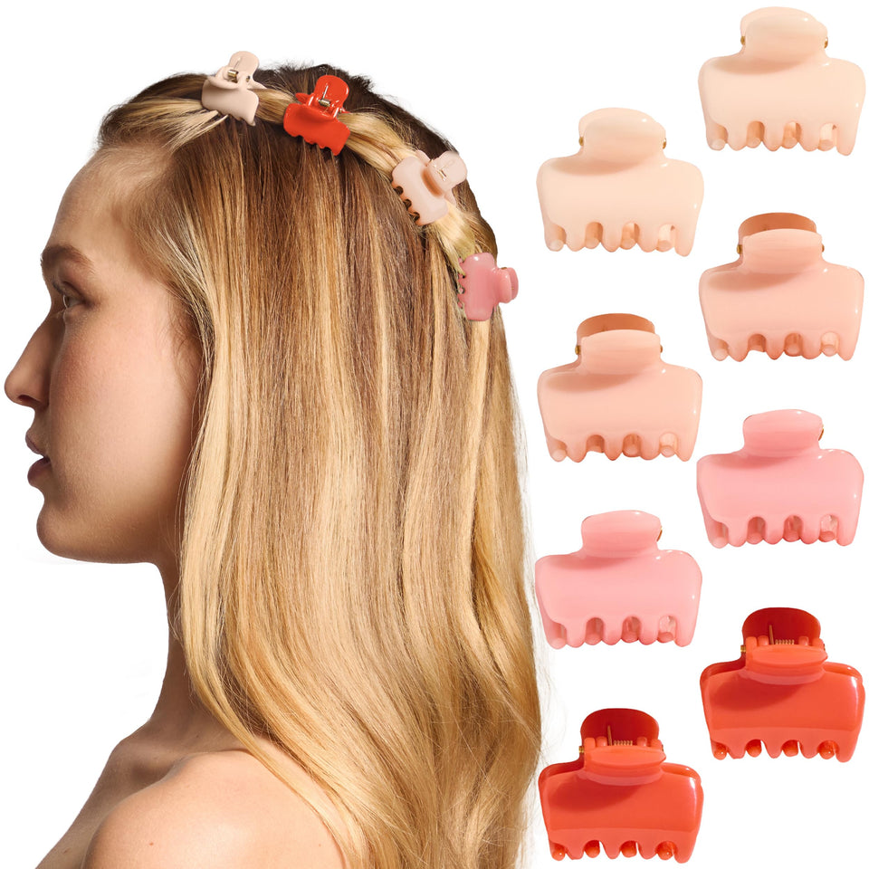 Kitsch front packaging showing eight mini clips, organized and ready to use