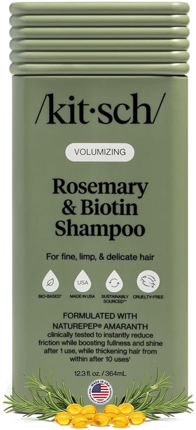 Kitsch front packaging showing shampoo and immediate fullness