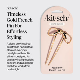 Kitsch close-up of bow detail highlights smooth finish and durability