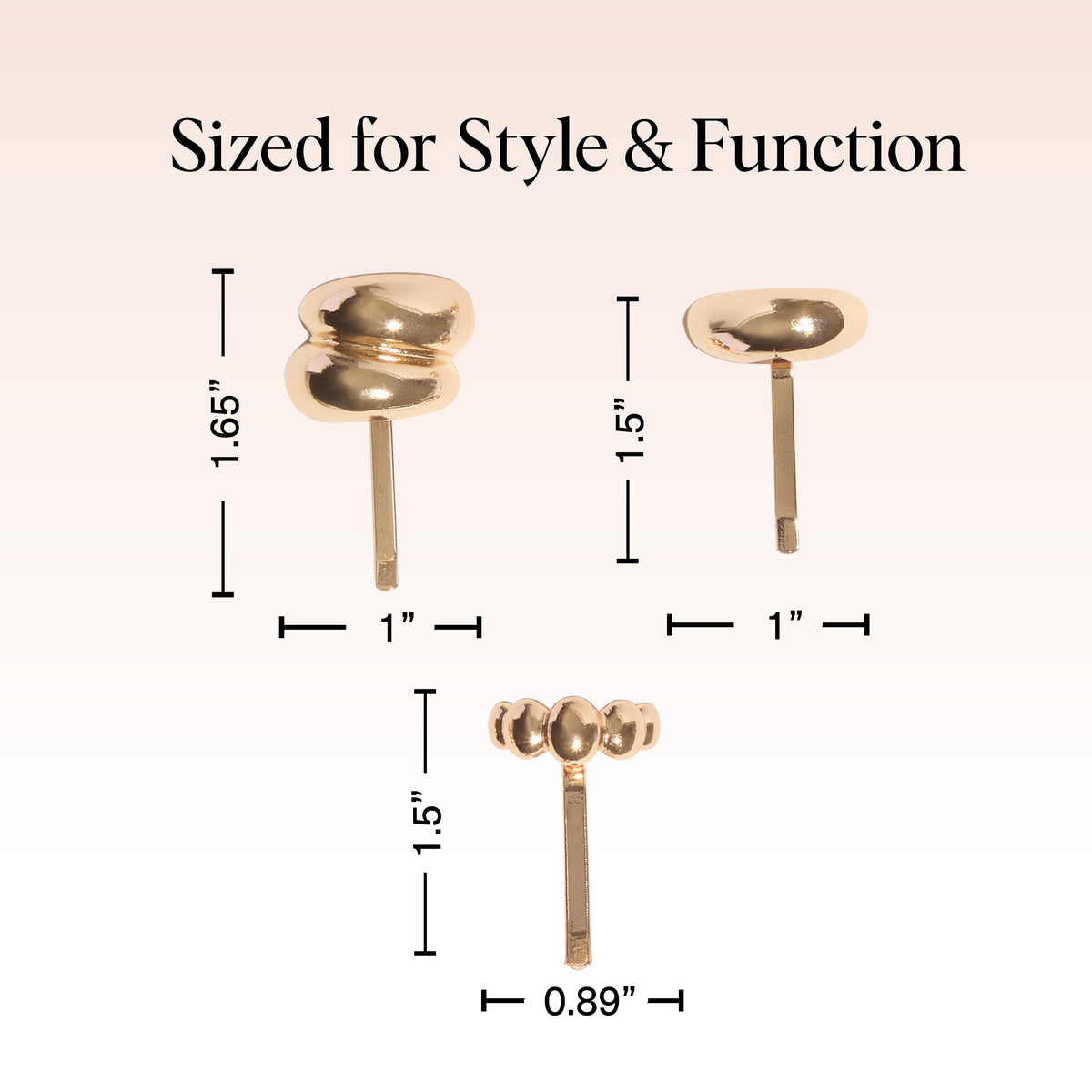kitsch pin securing a low bun with elegant shine and firm hold