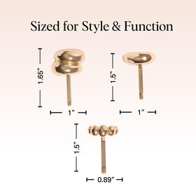 kitsch pin securing a low bun with elegant shine and firm hold