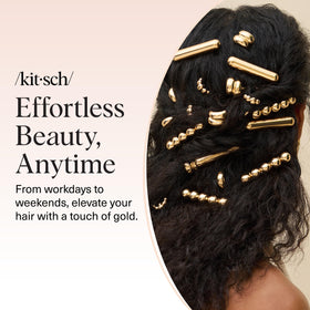 kitsch pins displayed on dressing table showing easy-access styling convenience