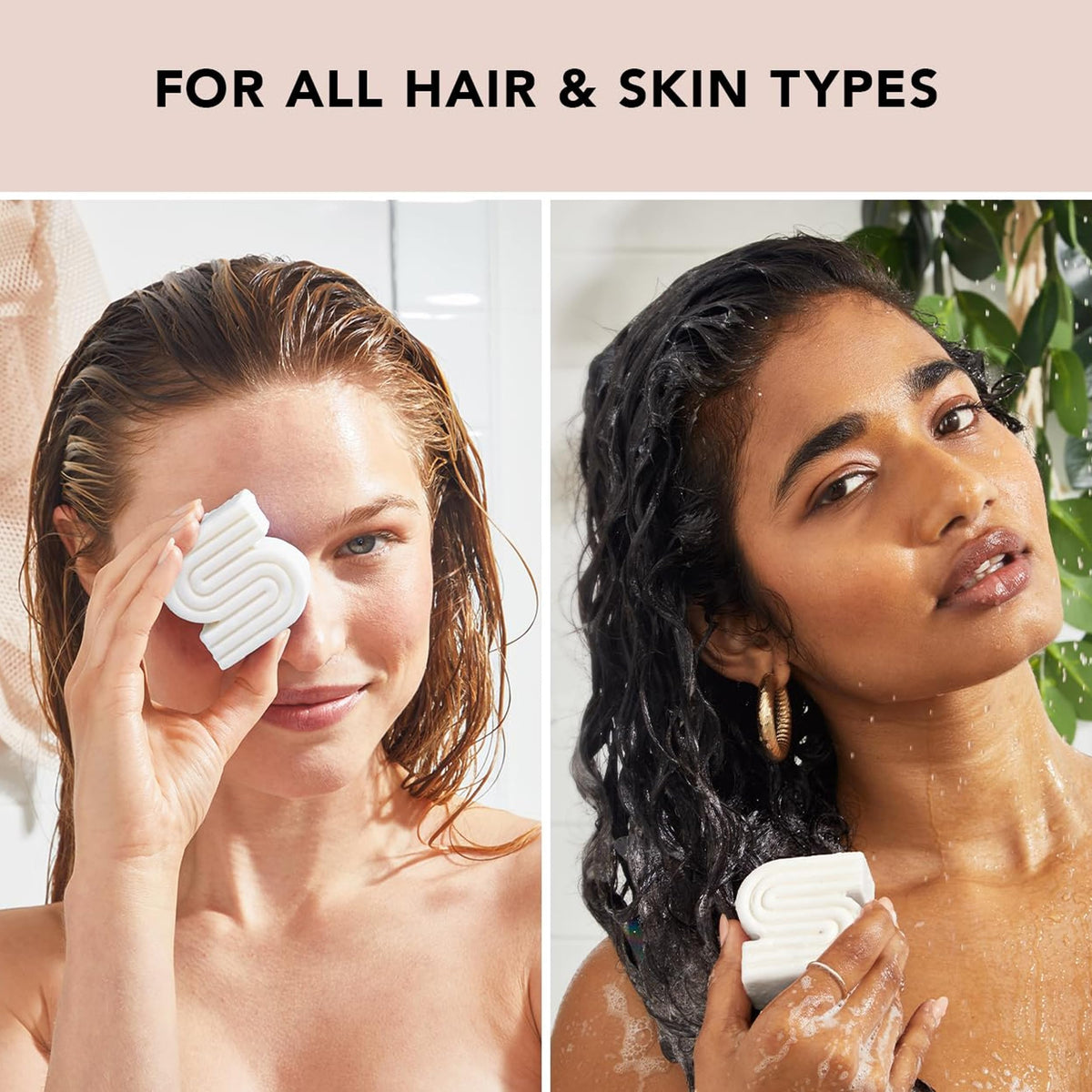 Kitsch bar being used on hair showing gentle scalp and hair care