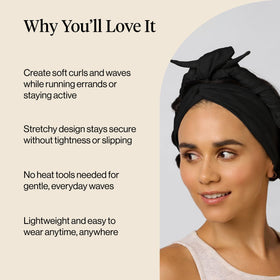 Kitsch headband worn by model during workout for active styling
