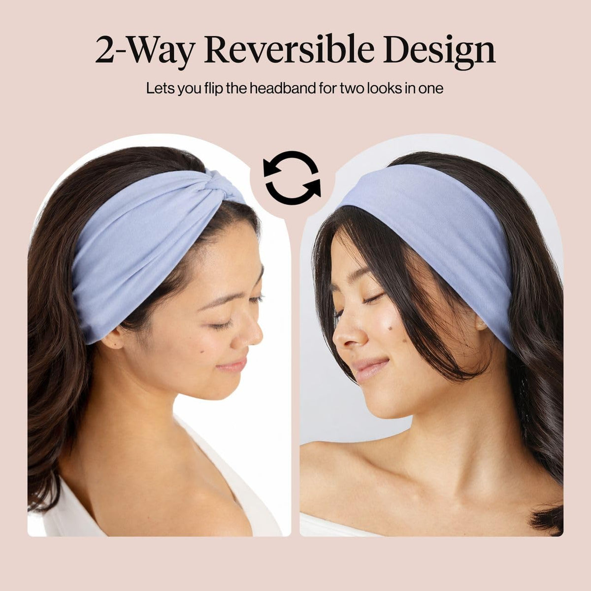 Kitsch headband worn by runner demonstrating non-slip performance
