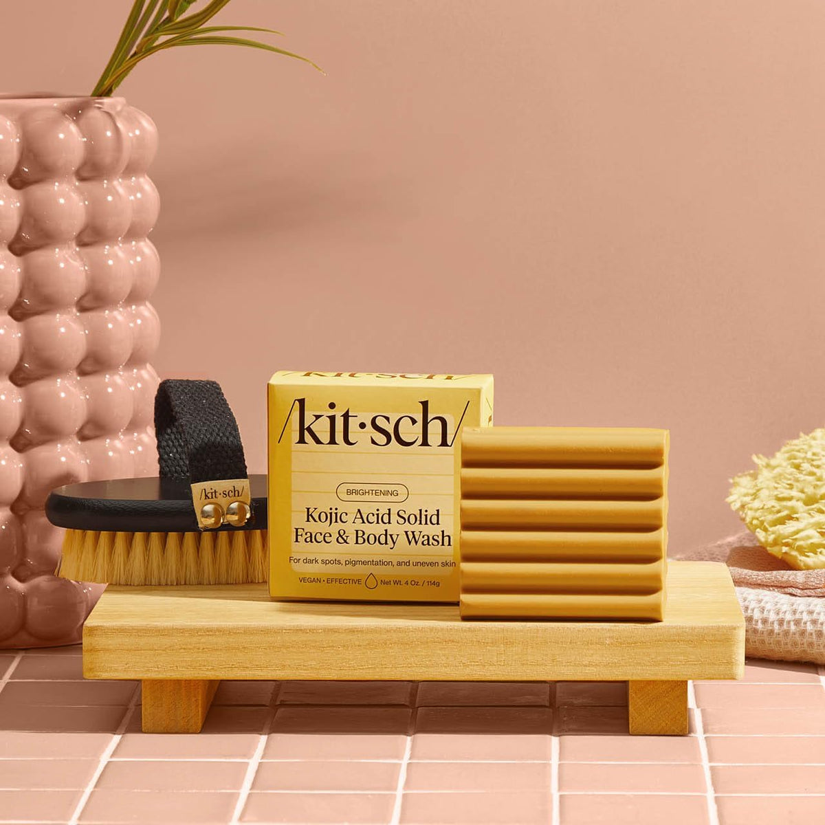 Kitsch hyaluronic and shea texture closeup showing moisturizing benefits
