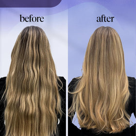 Kitsch ingredient display with biotin extract highlighting strength and shine benefits