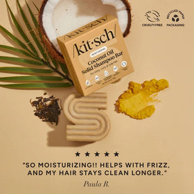 Kitsch ingredients label with rosemary extract showing botanical support and transparency