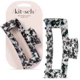Kitsch jumbo clip front view showing sleek black shape and secure hold