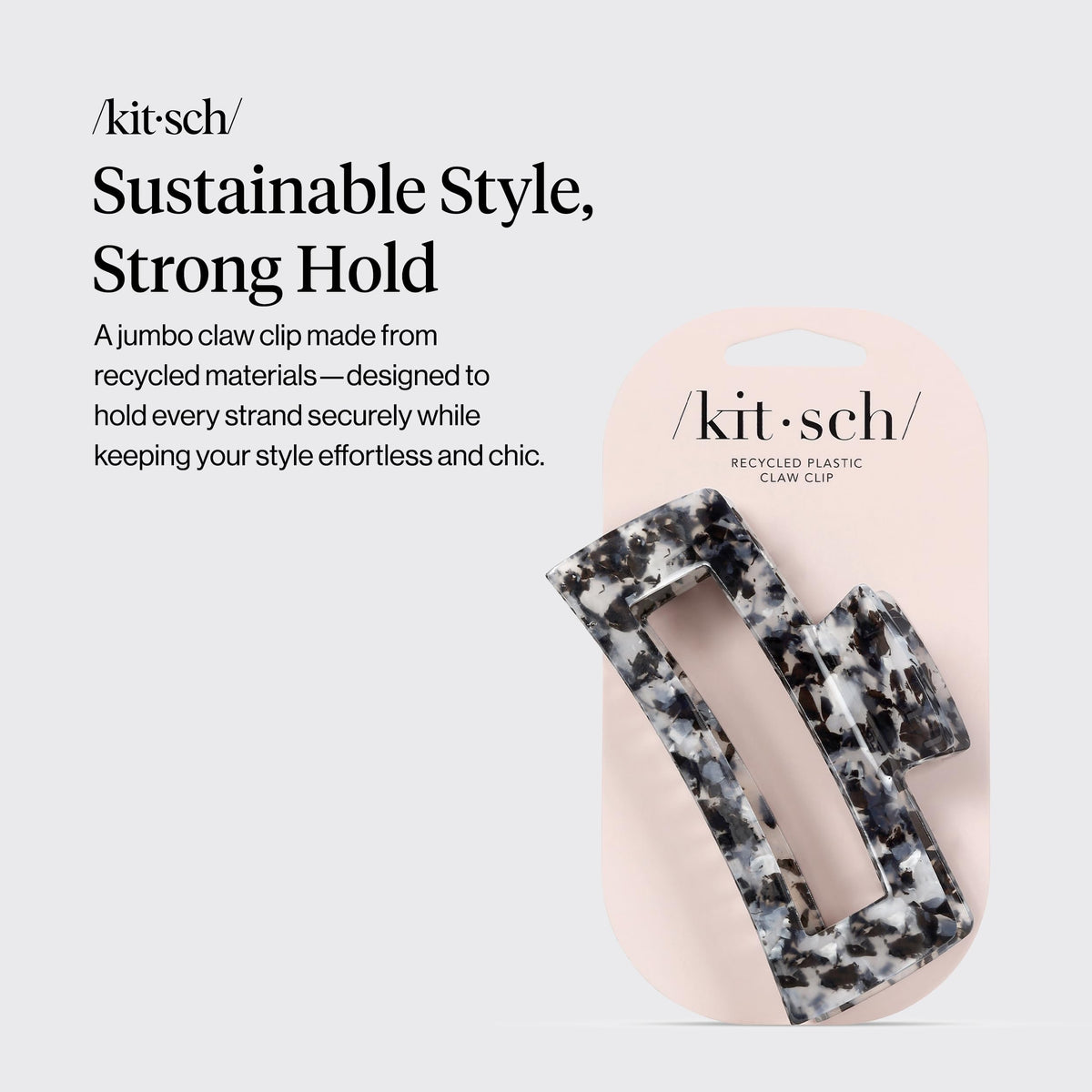 Kitsch clip teeth close-up highlighting textured grip for non-slip hold