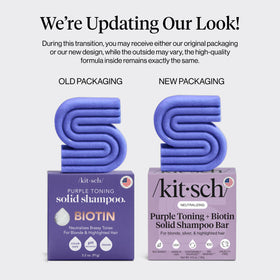 Kitsch product label and ingredient panel showing clean, vegan, sulfate-free formulation benefits